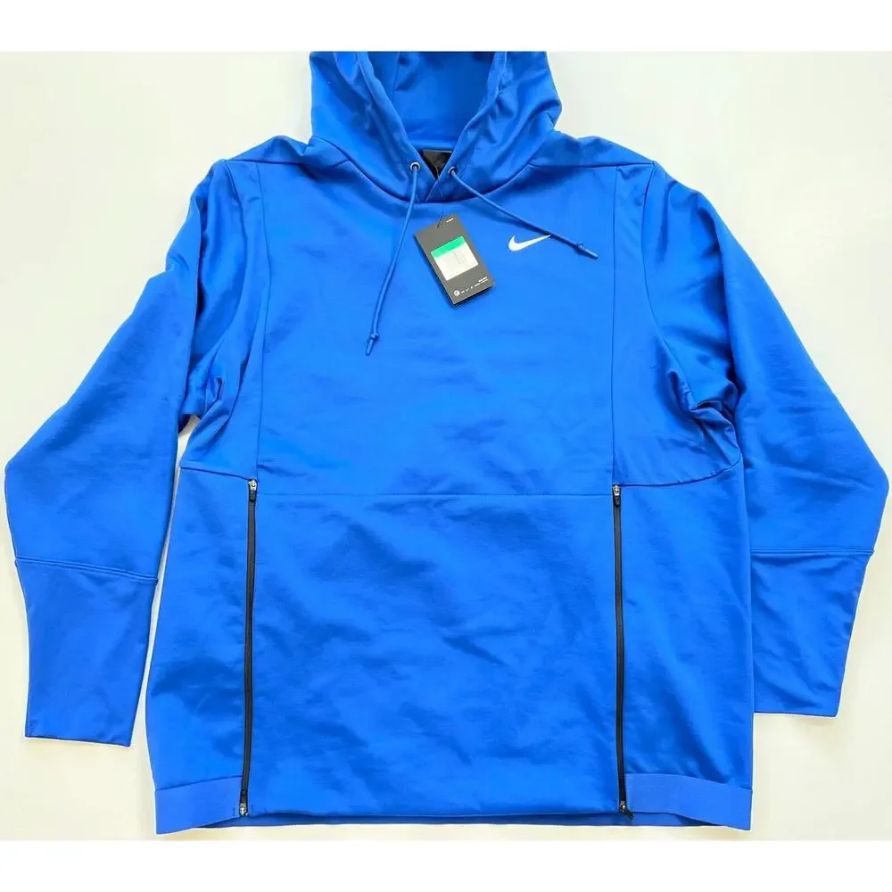 Nike Men's Therma Dri-Fit Blue Hoodie Jacket AO5972 493 Size XL NWT